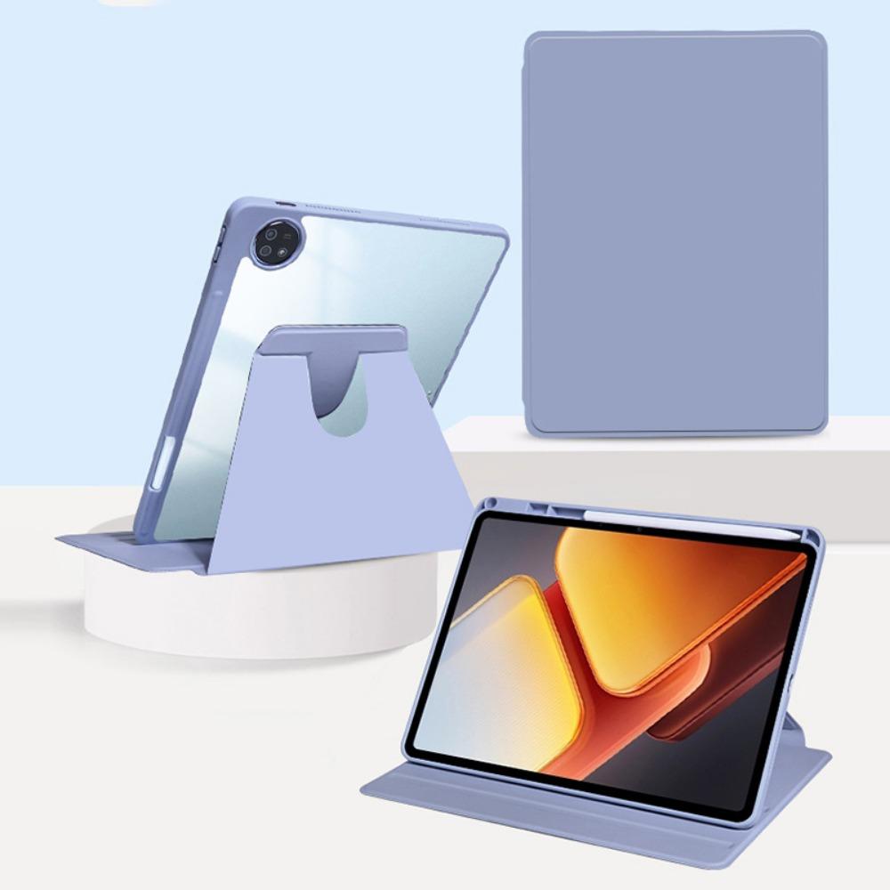 For ViVoPad SE Case Rotating 360 Leather Stand Cover for Pad5Pro Air Acrylic Book Style 12.13 Inch