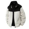 Men's And Women's Color-matched Casual Long-sleeved Down Jacket , Outdoor Sports Windproof And Waterproof Zipper Jacket