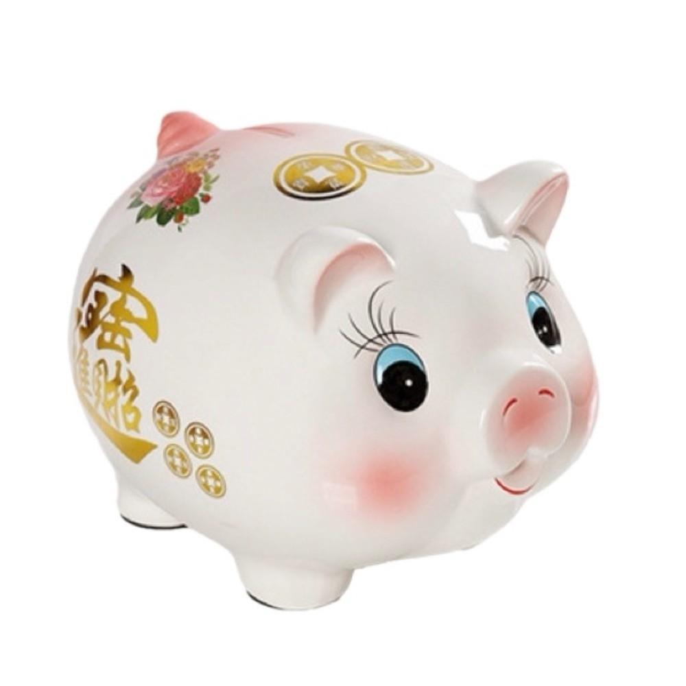 Viel Glück Sparschwein Tier Goldene Bohnen Behälter Niedliches Schwein Münzen Spardose Kinder