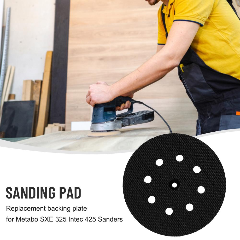 

5 Inch Sanding Pad Support Plate for Metabo SXE 325 Intec 425 Sanders 8 Holes Design for Enhanced Grip and Performance China Mainland