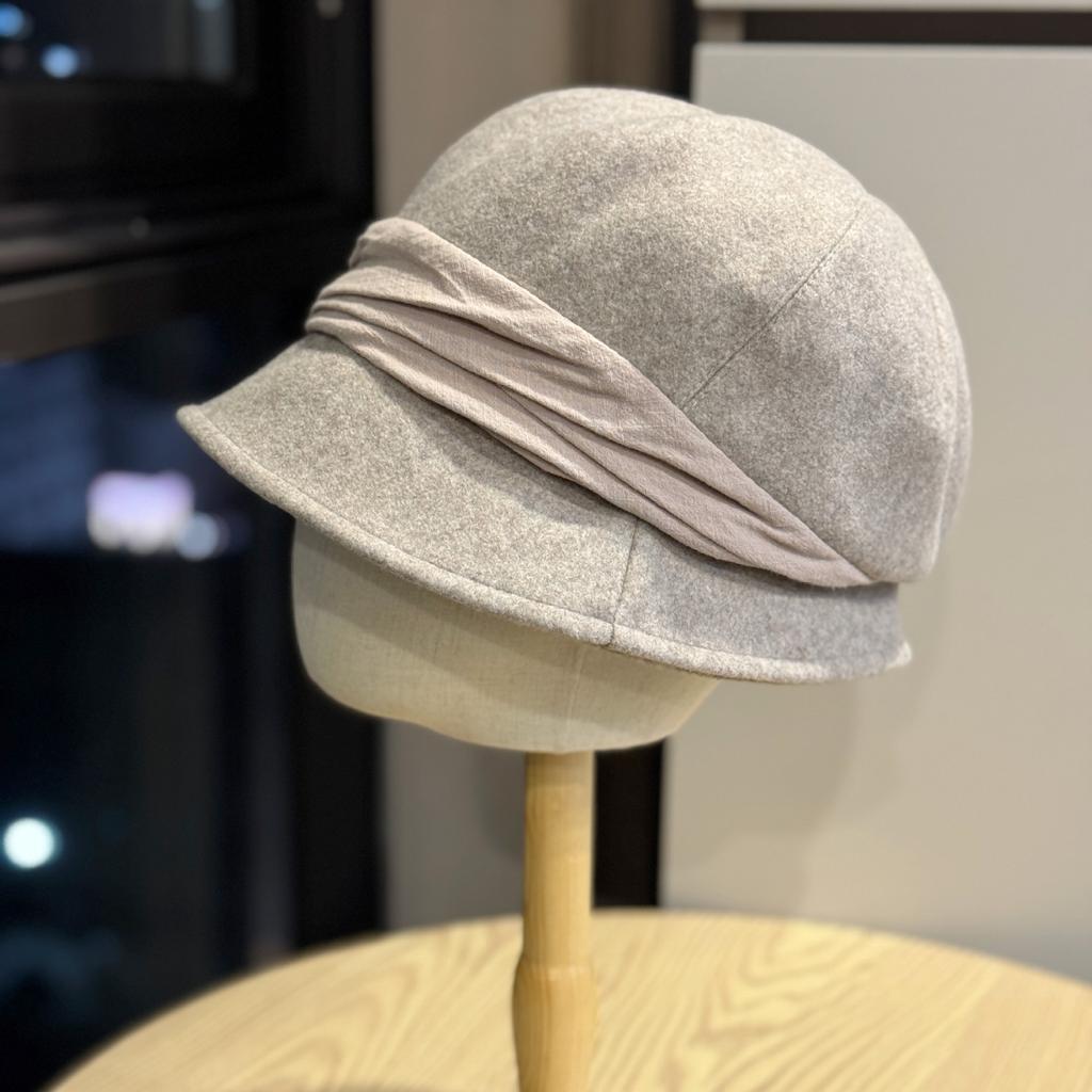 New Autumn and Winter Woolen Fisherman Hat for Women French Retro Elegant Lady Hat Basin Hat Trend