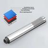 Handheld Cylindrical Stainless Steel Booster Shower Head Hotel Home Bathroom Universal Shower Head Set