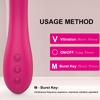 Dildo Vibrator with 10 Frequencies Vaginal Massager, G-spot Massage Stick Soft Silicone Material Magic AV Stick Adult Products for Women