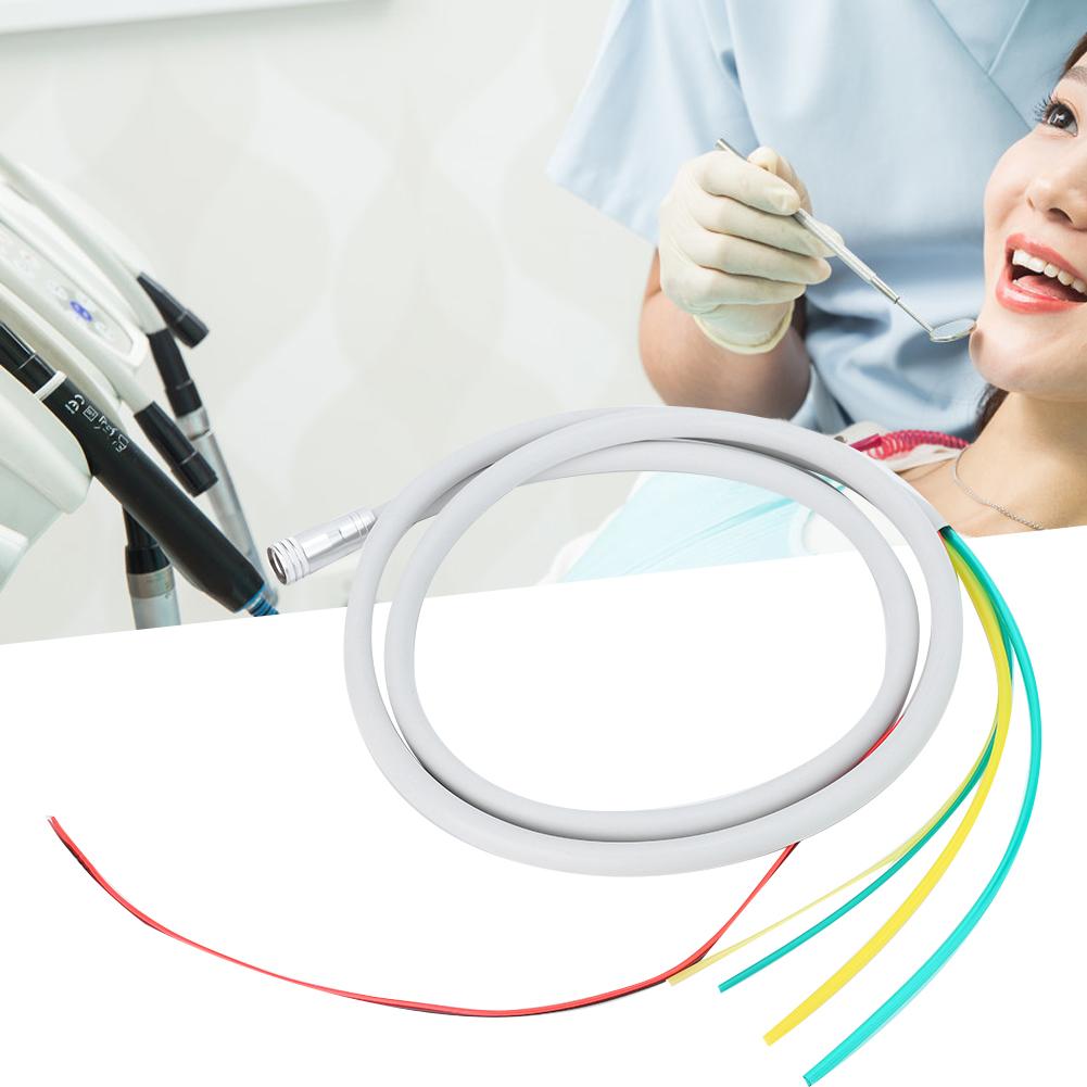 Dental 6 Hole Tube Hose for High Speed Fiber Optic LED Handpiece Dental Accessory