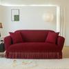 1/2/3/4 Seater Seersucker Grid Sofa Cover Dirt-resistant Sofa Slipcover Sofa Protecter  Living Room