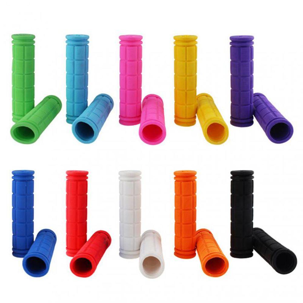 

Parts Non-slip Soft Rubber Bicycle End Grip Handlebar Grips Handle Bar Cover Bike Handle Bar