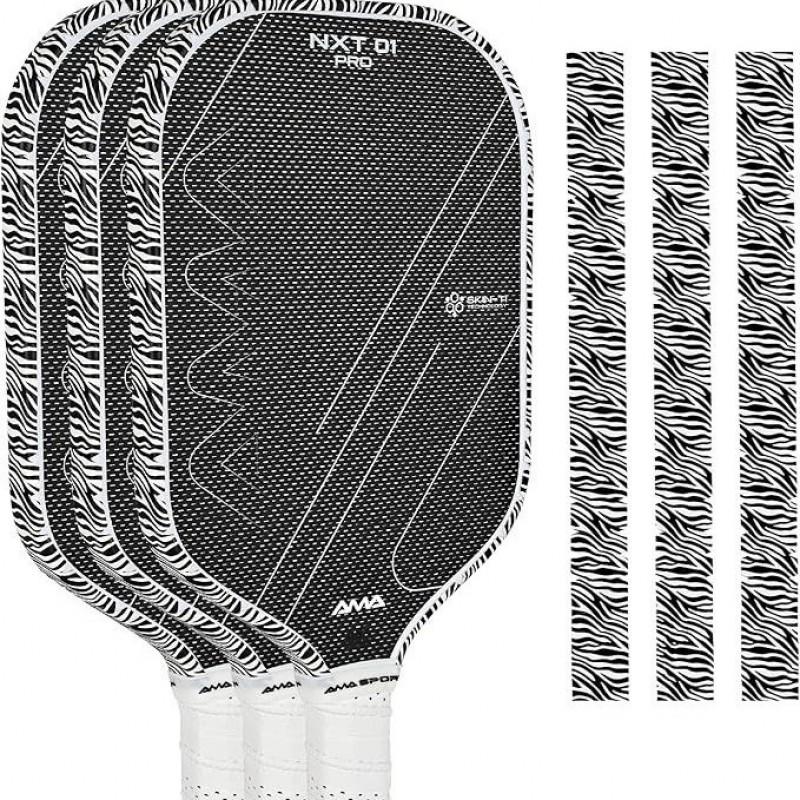 AMA SPORT Padel Racket Edge Guard 3-Pack Wear-Resistant Scratch-Proof Pro Training Match
