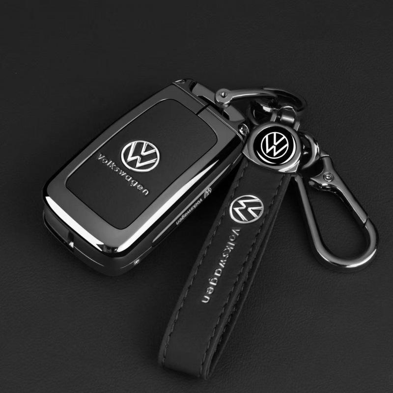 Key Case for Volkswagen: Fits Teramont, Bora, Golf, Sagitar L, Tayron, Magotan, T-Roc, and T-Cross Models
