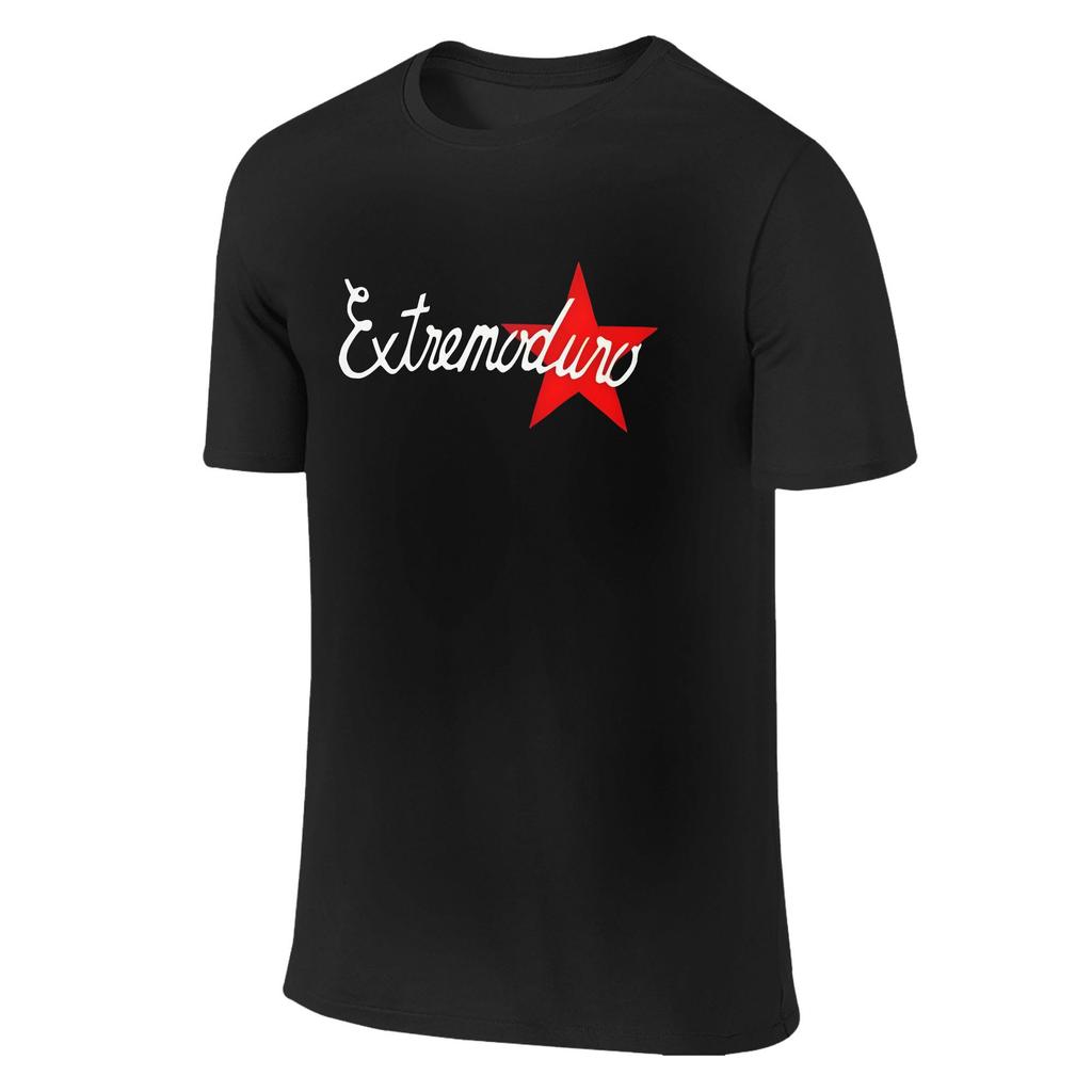 EXTREMODURO Band T-Shirt Men  Vintage Cotton Tees Round Neck Short Sleeve T Shirts Summer Clothes