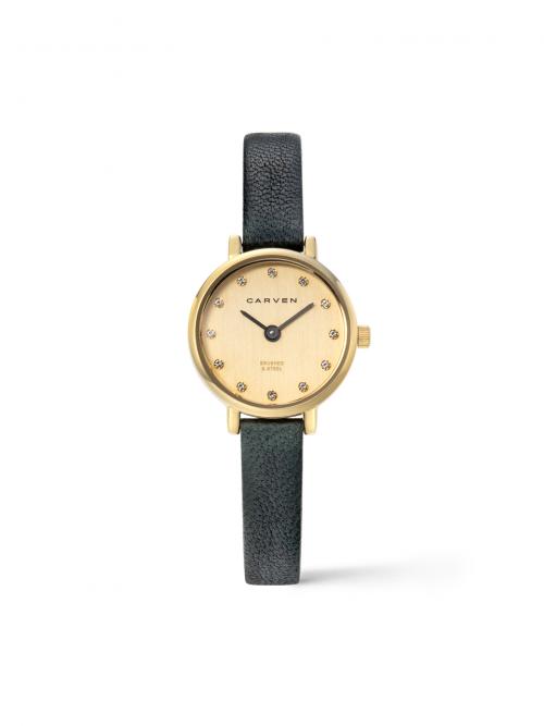 [CARVEN Watch] CARVEN Watch Women's Leather Watch CV623-YE/R.GN