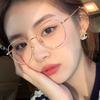 Ultra-Light Retro Glasses Frame For Women Can Be Equipped With Degree Trendy Round Frame Big Face Glasses Frame For Men 89180