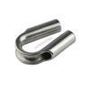 090E Wire Rope for Protection Rings Rigging Fasteners Line Thimbles Silver Rings Clamp Winch Wire Loop