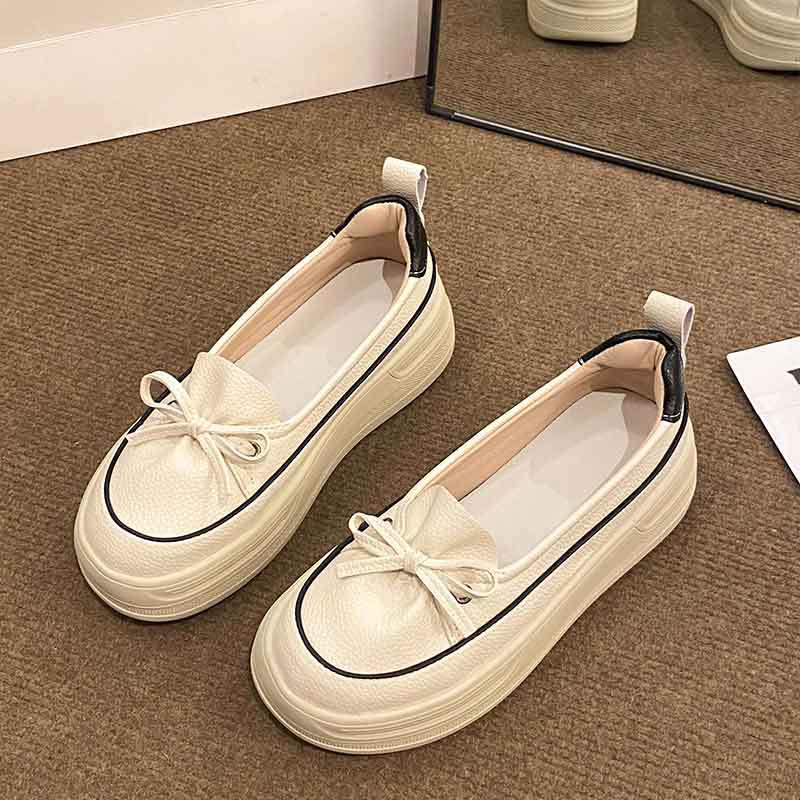 Shallow Single Shoes Retro Casual Wholesale New Summer Breathable One Pedal Heightening Thick-soled Mother Shoes Female Explosion