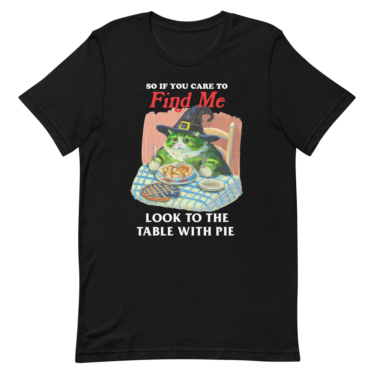 Pie Table Unisex t-shirt 4XL