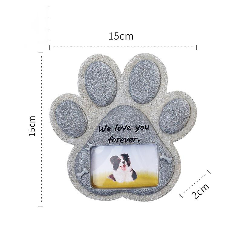Pet Dog Tombstone Creative Resin Simulation Memorial Stone Cat Tombstone Small Animal Sacrifice Monument Handicraft Ornaments
