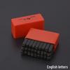 Digital Print Steel Letter & Number Punch Set