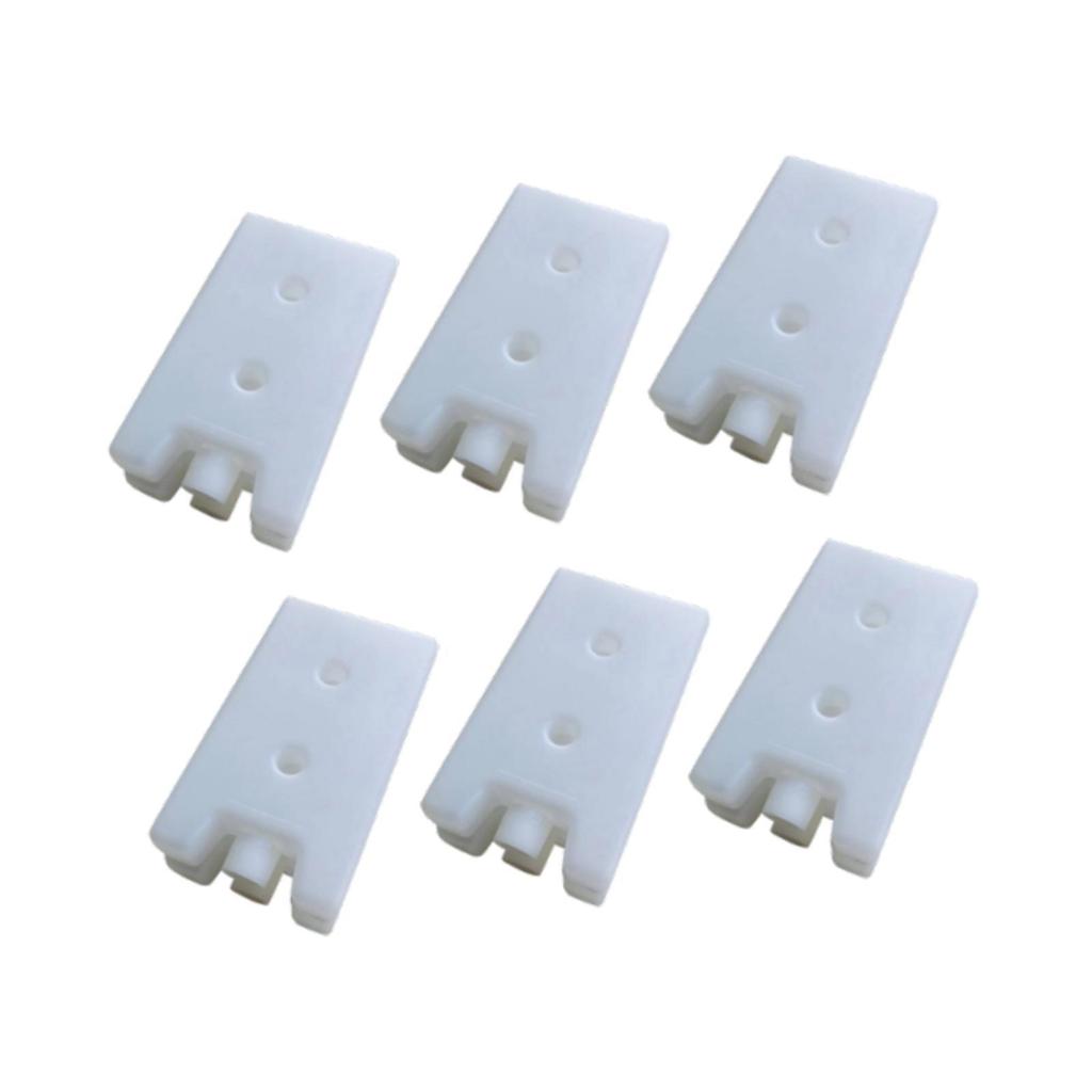 6x Ice Brick Packs Lightweight for Cool Bag that Simply Stays Frozen for Longer Ice Blocks for Hiking Fishing BBQ Family Picnic