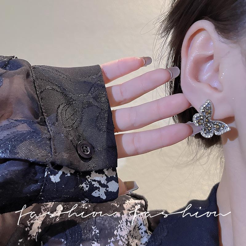 Exquisite Black Butterfly Earrings: 2025 High-End Luxury Design for Women