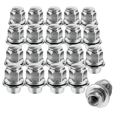 Sondsilen M12 X P1.5 Lug Nuts Genuine Wheel Nut Flat Seat Length 37mm 21HEX