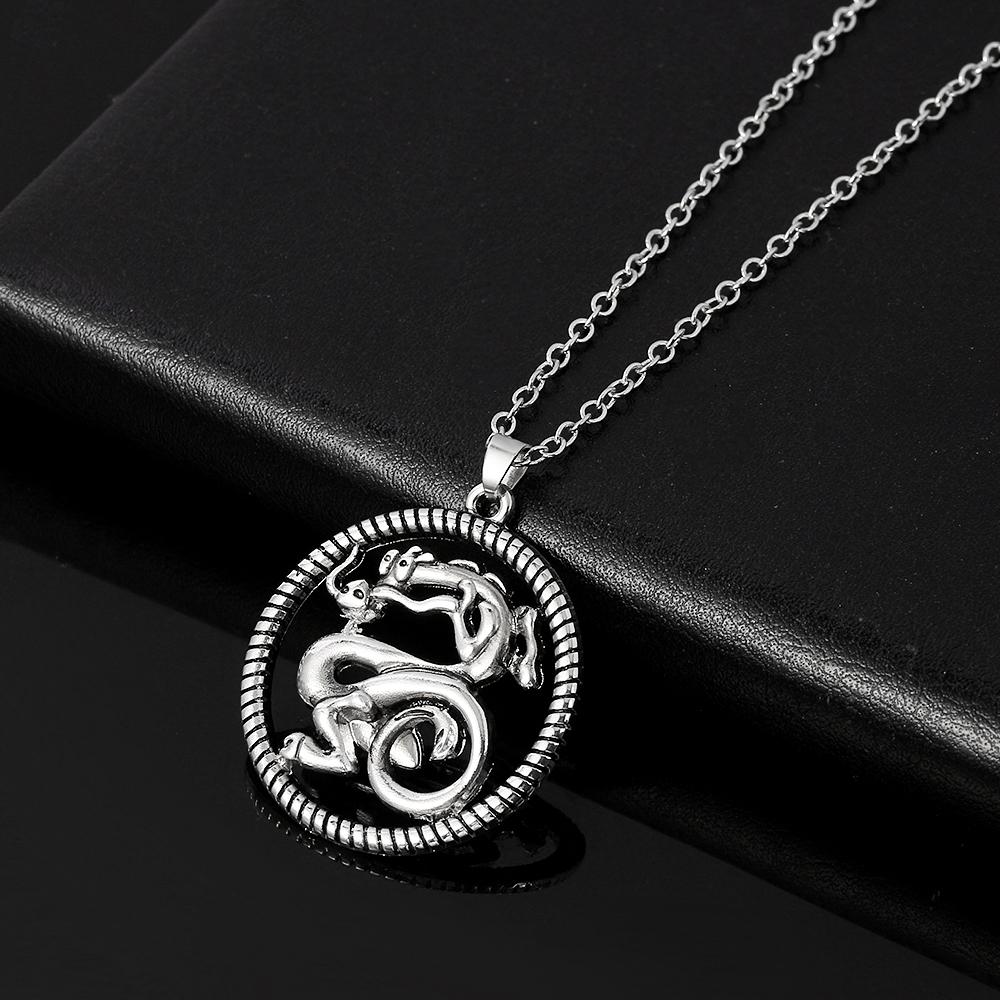 Medallion Mulan Pendant Mulan Necklace Mushu Medallion Pendant