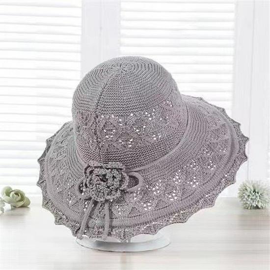 Cappello da Sole da Donna Stile Coreano a Tesa Larga - Estivo Lavabile e Pieghevole
