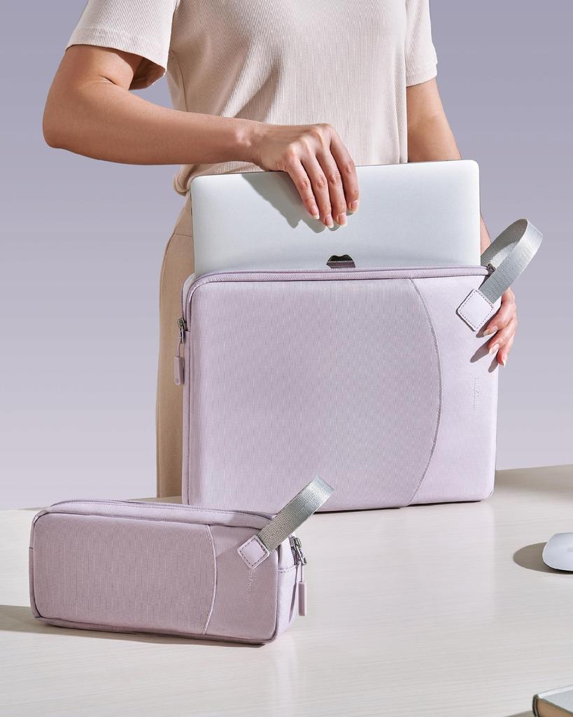 Innostyle Set Laptop Bag 16 Waterproof + Gadget Case Purple