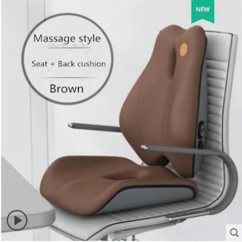 Memory Foam Seat Cushion Orthopedic Pillow Coccyx Office Chair Cushion Support Waist Back Pillow Car Seat Hip Massage Pad Sets