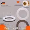 4-Point Silicone Water Heater Gasket - 1 Inch/6-Point Rubber Washer for Pipes and Meters