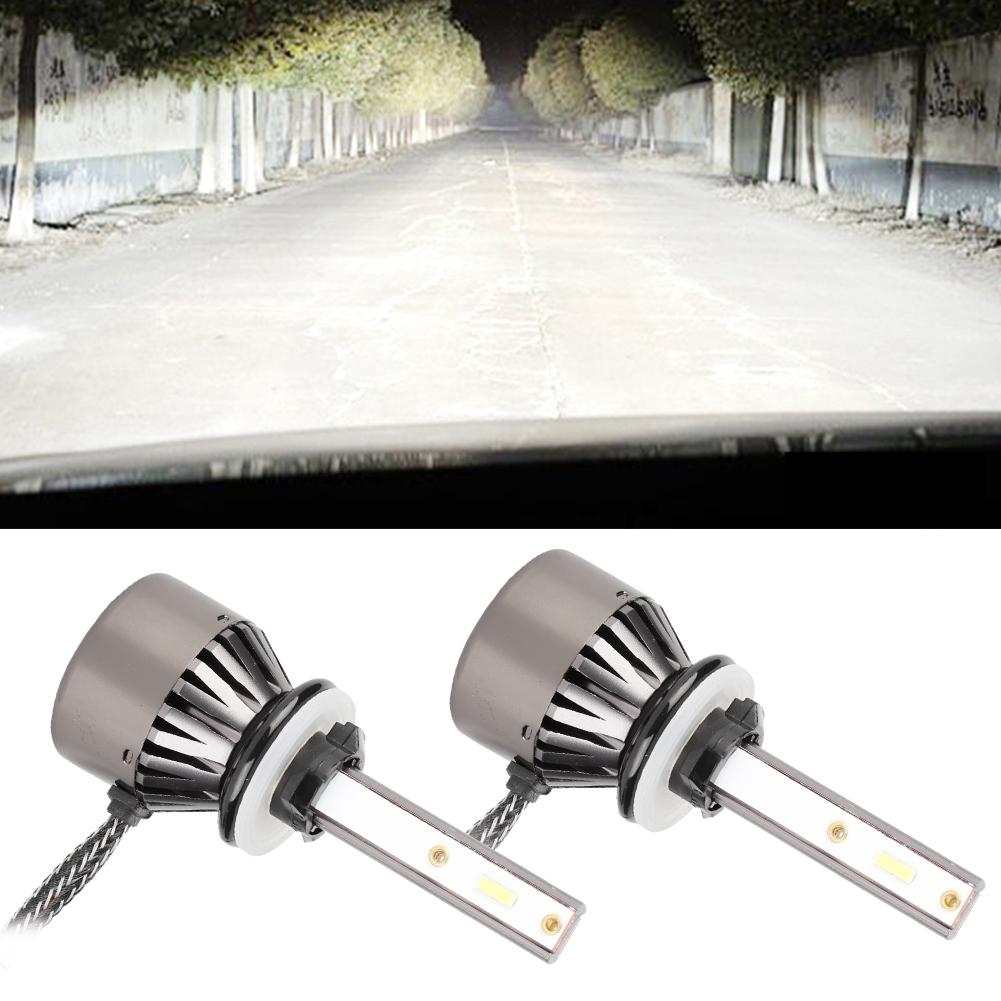 2pcs For H16 880 881 60W 6000K Bright White Mini LED Headlight Auto Lamp Bulbs L8