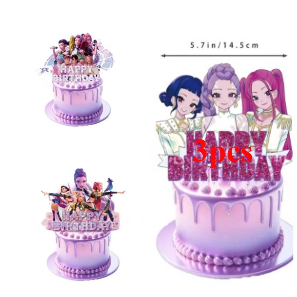 New Cartoon Anime Cute And Fun Birthday Themed Party Suitable For Children'S Cake Decoration Ornaments