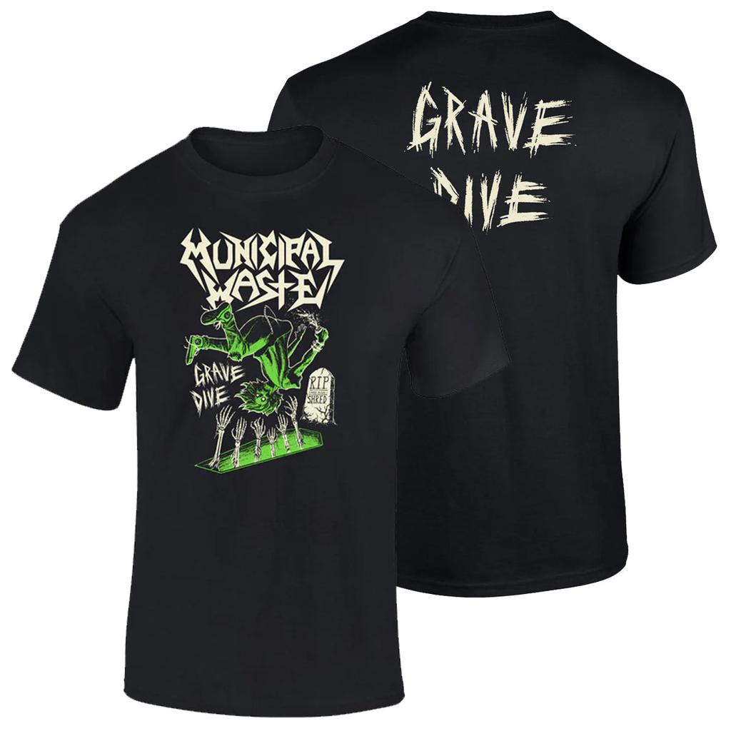 Municipal Waste Thrash Band Graphic Cotton T-shirt Unisex Men Women Fans Essentials Short Sleeve Tops Fashion Brand Summer Tee