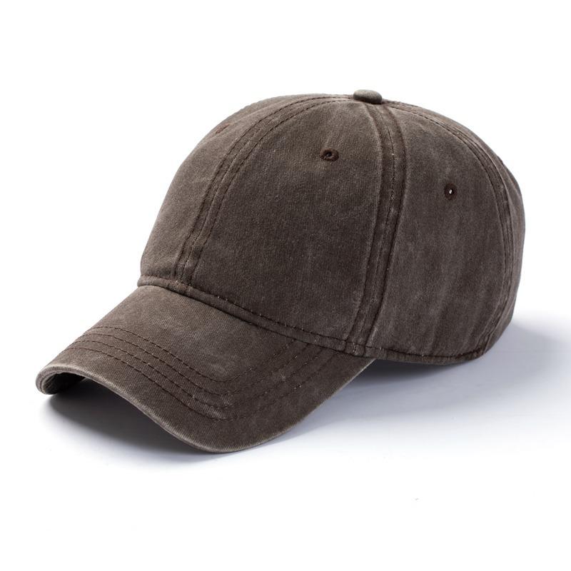 Men Women 53-56cm 56-59cm 60-63cm Vintage Unstructured Baseball Cap Washed Cotton Adjustable Cap for Big/ Small Head and Kids