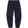 Mid-Rise Drawstring Cuffed Knit Sports Pants Men Bottoms Basic-Black 952517307S-1