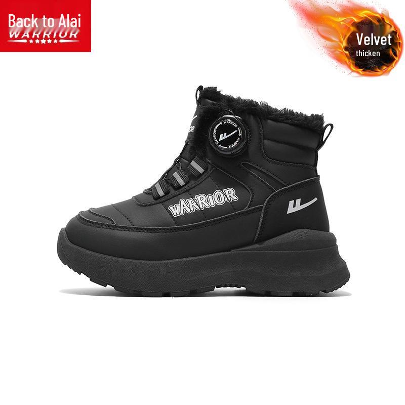 Wodoodporne śniegowce chłopięce Huili z podszewką z polaru dla nastolatków