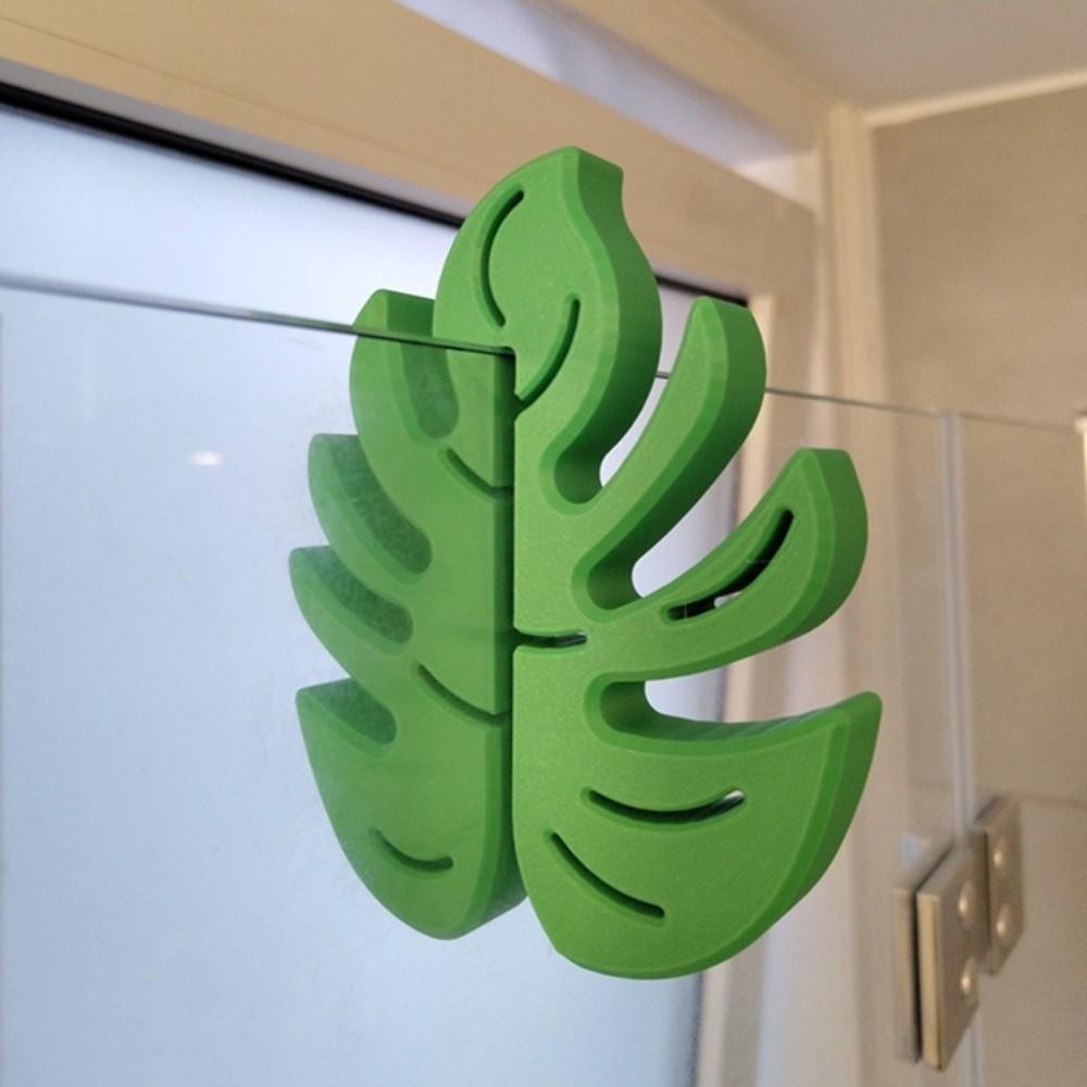 Hawaiian Tropical Glass Door Hook 3D Print Towel Hanger Bathroom Hook  Beach Decoration