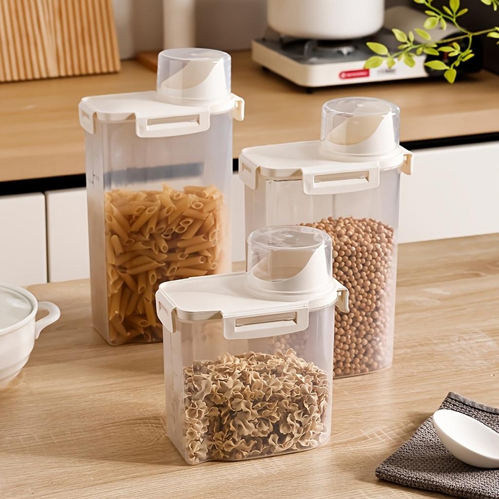 Airtight Food Storage Container for Rice, Grains and Dog Food,- and Kitchen Canister for Home Use