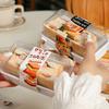 50Pcs Sandwich Packaging Boxes Cake Dessert Donut Sandwich Burger Packaging Case Baking Birthday Party Supplies