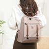 Color Block Nylon Backpack Outdoor Women's Large Capacity Backpack