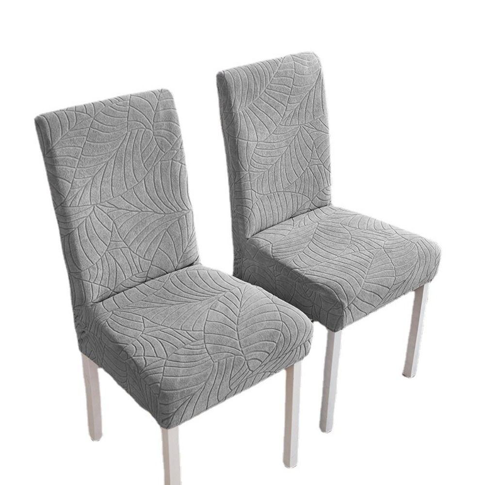 Dacron Dining Chair Cover Jacquard Seat Covers Chair Protective Case Kitchen Chair Cover Household