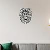 Abstract Creative Black Animal Lion Iron Wall Decoration Iron Wall Sculpture Home Hanging Decoration Decoration