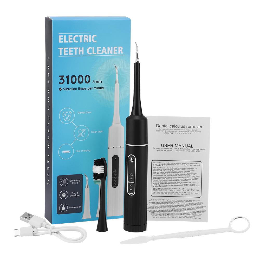 

Electric ToothBrush Whitening Frequency Sonic Teeth Cleaner Dental Scaler Toothbrush Calculus Plaque Remover Stone Remover Kit