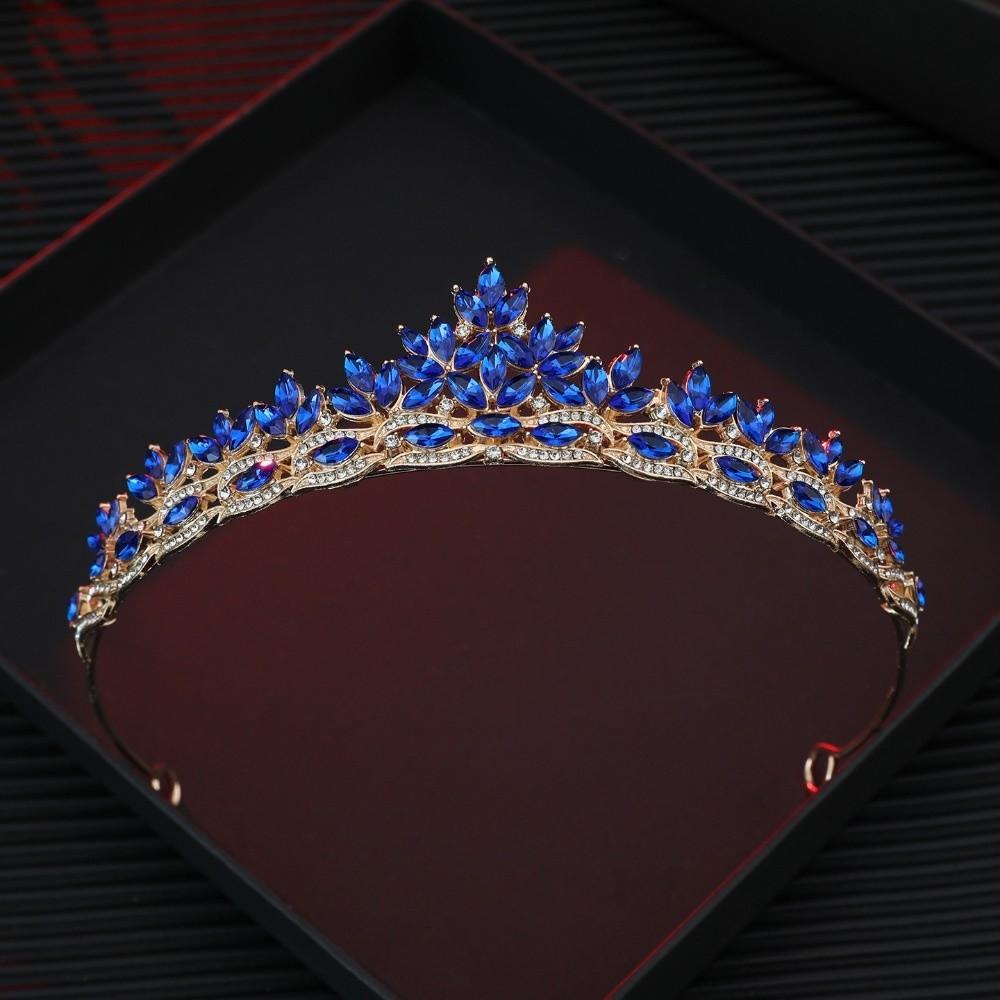 Elegant Baroque Crystal Crown Sparkling Luxury Crystal Tiara  Gorgeous Accessories