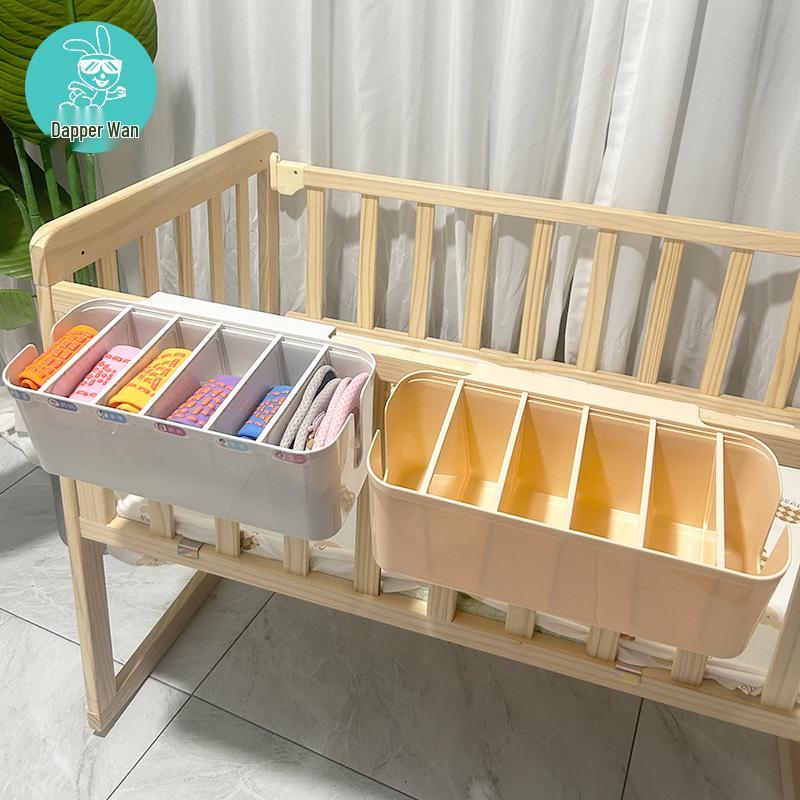 Cesta de Almacenamiento Colgante para Cuna y Organizador de Pañales