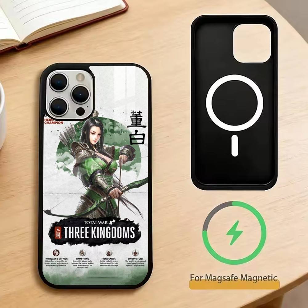 Three Kingdoms   Phone Case For iPhone17,16,15,14,13,12,11 Plus,Pro Magnetic For Magsafe Wireless Charging iPhone15