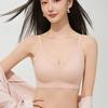 Lace Invisible Bra Women's Breathable Underwear Women's Gathering Bra One-piece Fixed Cup Soft Support Bra Push Up Bra
