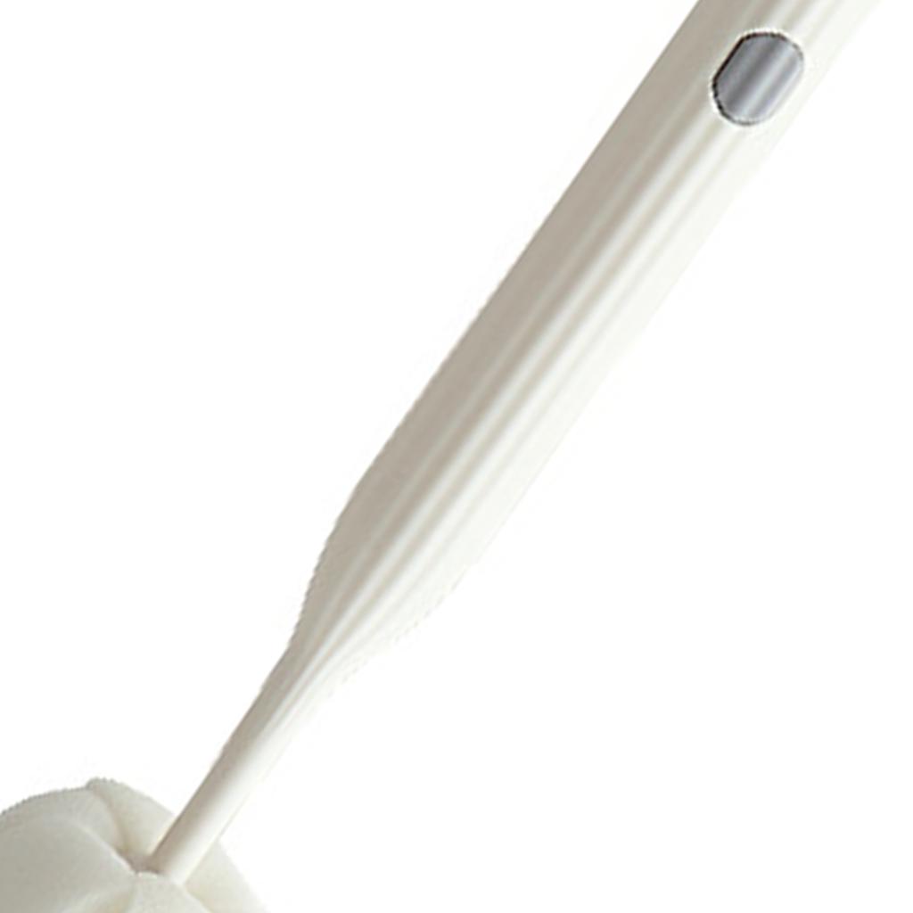 Sponge Bottle Dish Brush Cleaning Long Handle Scrubbing Soft Sponge Washing Cup Brush White