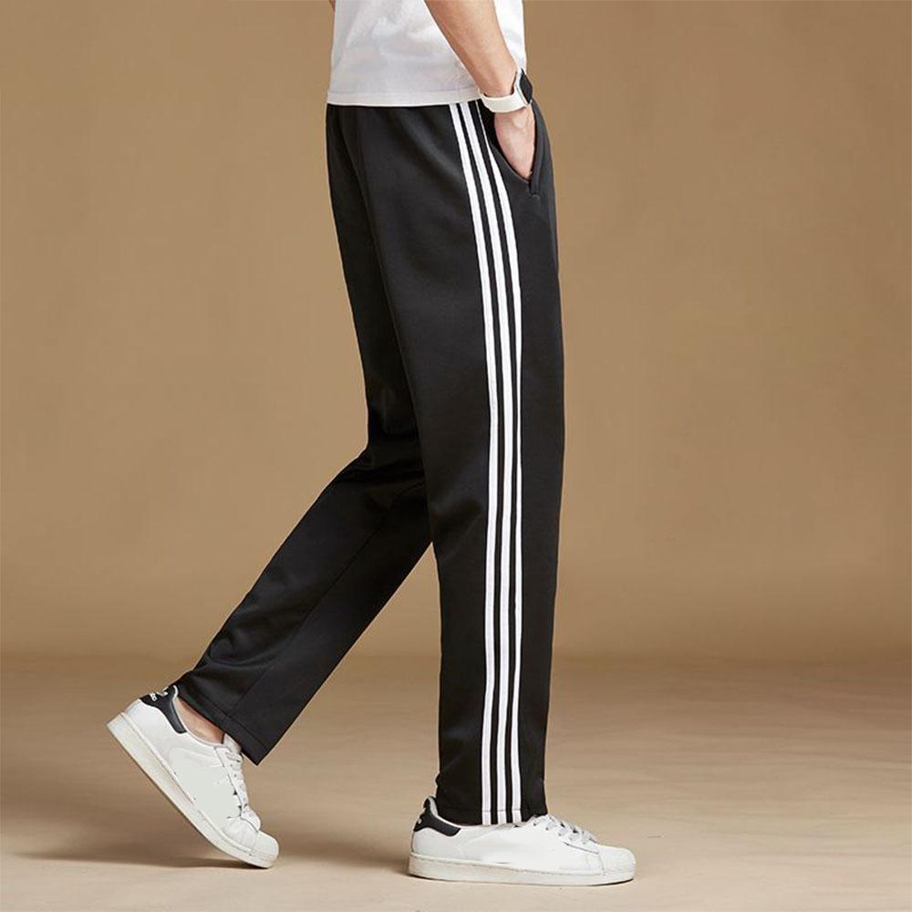 

Мужские и женские свободные летние брюки y2k с полосками по бокам, мешковатые повседневные брюки, прямые брюки, спортивные брюки для бега, мужские корейские модные брюки 6XL