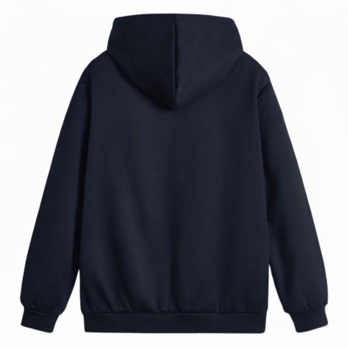 Sweat à capuche enfant inspiré Madrid bleu marine (3 à 14 ans) - Bleu