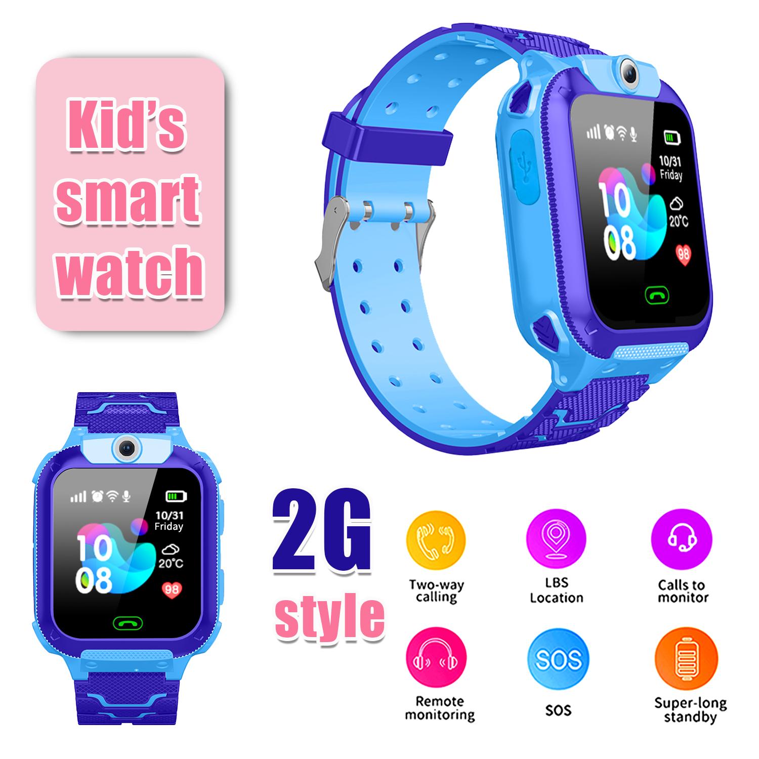 

Children s Smart Watch LBS Location Tracking Camera Phone Chat Games Sos Flashight Touch Screen Boys And Girls Watches 2025 New