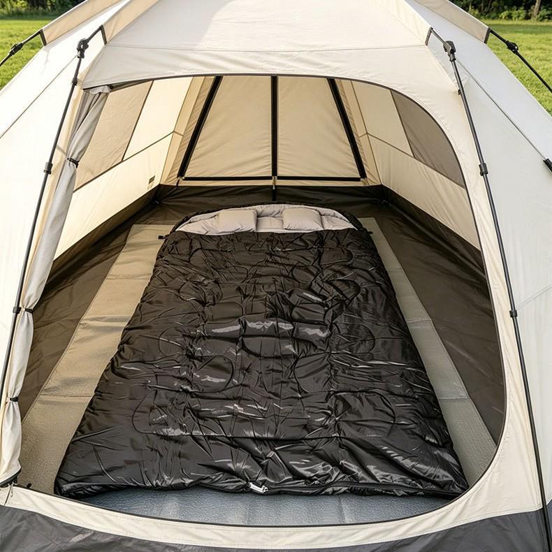 Double Sleeping Bag for Outdoor Camping - Warm & Thick for Autumn and Winter